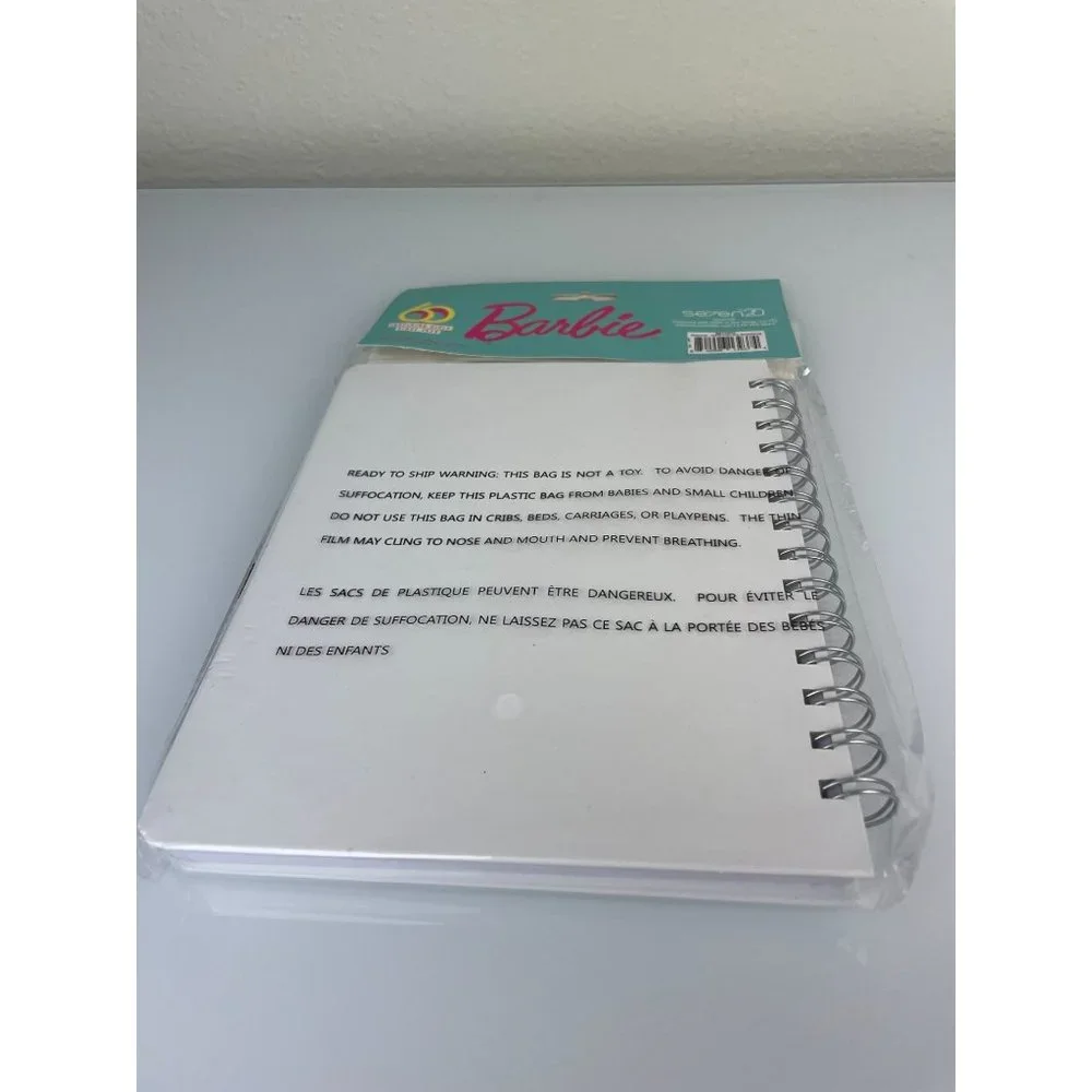 2016 New Sealed Barbie Journal Writing Notebook Girls Can Do Anything Spiral
